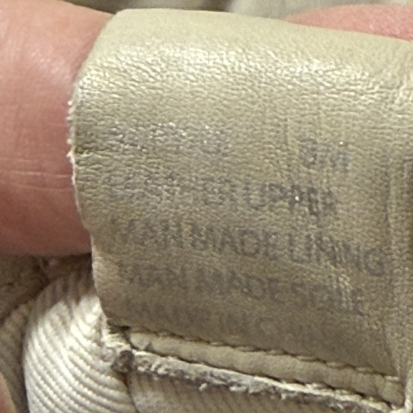 Miz Moos Alpyne High Top Sneakers‎ Women's Size 8M Khaki Leather Upper - Picture 6 of 6